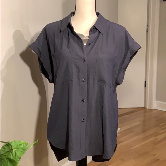 b New York Charcoal Button Down Shirt - Picture 3 of 9